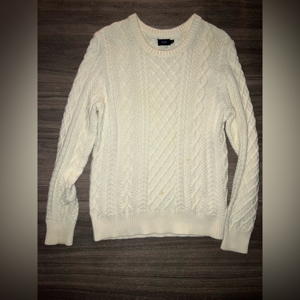 J Crew Cable Knit Sweater